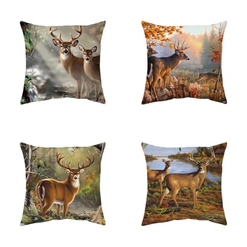 Kissenbezug Elchhirsch Kissenhülle Leinen Kissenbezüge Sofakissen Dekokissen Deko Kissenhüllen Wohnzimmer,Outdoor Kissen Mit Reißverschluss 80X80Cm Kissenbezug Elchhirsch Kissenhülle Leinen Kissenbezüge Sofakissen Dekokissen Deko Kissenhüllen Wohnzimmer,Outdoor Kissen Mit Reißverschluss 80X80Cm von ZZDXL