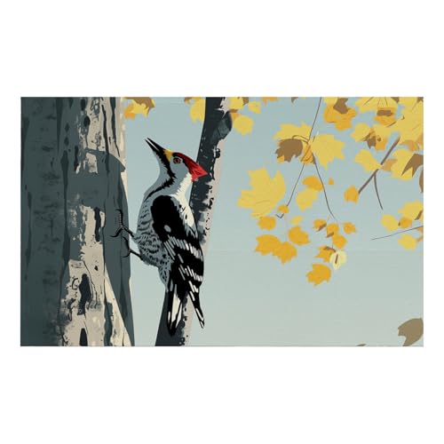 Fototapete Wohnzimmer Braun Baum Spetz Foto Tapeten Wand Ohne Klebstoff Wallpaper Stoffwandbild für Schlafzimmer Flur Abziehbar Tapeten Vliestapete 336x238cm von ZZDXW