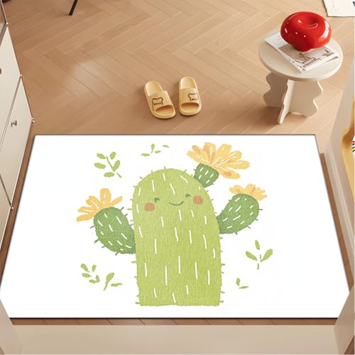 Fussmatte Innen 60x90 cm Pflanze Grüne Blumen Fussmatte Aussen rutschfeste für Hund Eingang Badematte Waschbar Schmutzfangmatte Strapazierfähige und Langlebige Fussmatten Haustür Fussmatte Innen 60x90 cm Pflanze Grüne Blumen Fussmatte Aussen rutschfeste für Hund Eingang Badematte Waschbar Schmutzfangmatte Strapazierfähige und Langlebige Fussmatten Haustür von ZZDXW