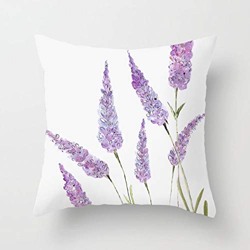 Kissen 45x45 Lila Lavendel Kissenbezüge Leinen Waschbar Kissenbezug Outdoor Dekokissen Cushion Cover mit Reißverschluss Kissenhüllen für Sofa Wohnzimmer Garten Deko Kissen Kissen 45x45 Lila Lavendel Kissenbezüge Leinen Waschbar Kissenbezug Outdoor Dekokissen Cushion Cover mit Reißverschluss Kissenhüllen für Sofa Wohnzimmer Garten Deko Kissen von ZZDXW