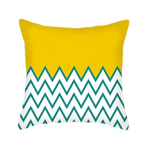 Kissenbezug 50x50 Gelbe Grüne Streifen Kissenbezüge Leinen Waschbar Kissenbezug Outdoor Dekokissen Cushion Cover mit Reißverschluss Kissenhüllen für Sofa Wohnzimmer Garten Deko Kissen Kissenbezug 50x50 Gelbe Grüne Streifen Kissenbezüge Leinen Waschbar Kissenbezug Outdoor Dekokissen Cushion Cover mit Reißverschluss Kissenhüllen für Sofa Wohnzimmer Garten Deko Kissen von ZZDXW