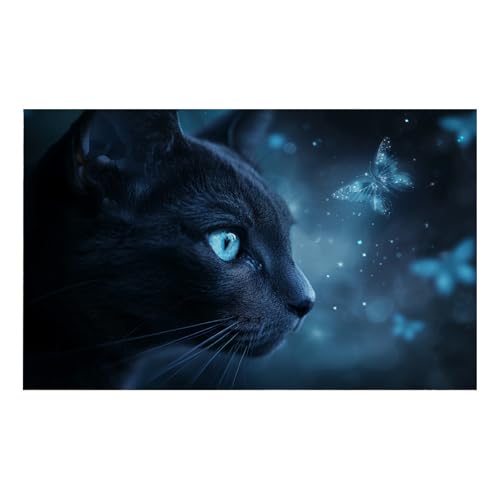 Tapete Blauer Katze Schmetterling Fototapete Kinderzimmer Wohnzimmer Schlafzimmer Kein Klebstoff Kinderzimmer Tapete Echtes Seidenstoff Wallpaper Fernsehhintergrund Foto Tapeten Wand 190x148cm Tapete Blauer Katze Schmetterling Fototapete Kinderzimmer Wohnzimmer Schlafzimmer Kein Klebstoff Kinderzimmer Tapete Echtes Seidenstoff Wallpaper Fernsehhintergrund Foto Tapeten Wand 190x148cm von ZZDXW