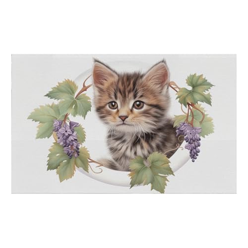 Tapete Grüne Blattkatze Fototapete Kinderzimmer Wohnzimmer Schlafzimmer Kein Klebstoff Kinderzimmer Tapete Echtes Seidenstoff Wallpaper Fernsehhintergrund Foto Tapeten Wand 190x148cm Tapete Grüne Blattkatze Fototapete Kinderzimmer Wohnzimmer Schlafzimmer Kein Klebstoff Kinderzimmer Tapete Echtes Seidenstoff Wallpaper Fernsehhintergrund Foto Tapeten Wand 190x148cm von ZZDXW