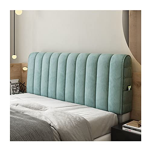 ZZDXW Bett Kopfteil Bezug Bett 180/120/150/200/220cm Dehnbare Bett Kopfteilbezug Boxspringbett All-Inclusive Kopfteile Abdeckung Staubdicht Kopfteilabdeckung Waschbar Bettkopfteil Hussen von ZZDXW