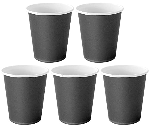 ZZDXW Kaffeebecher to Go Pappe Set 50 100 Stück,Pappbecher Braun Bunt, Espressobecher,Einwegbecher Kaffee,Party Wegwerfbecher Einmalbecher,Trinkgefäß Kartonbecher Einweg-Wasserbecher von ZZDXW