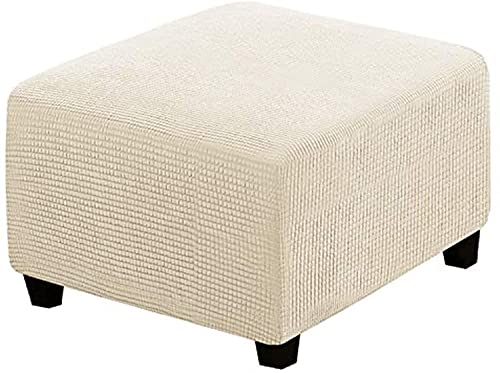 ZZDXW Ottomane Schonbezug Hockerbezug Quadratisch Bezug Für Fußhocker Hocker,Hocker Husse Für Fußhocker Protector Waschbar Überzug Hockerabdeckung Quadrat (Color : E, Size : 55-65CM) von ZZDXW