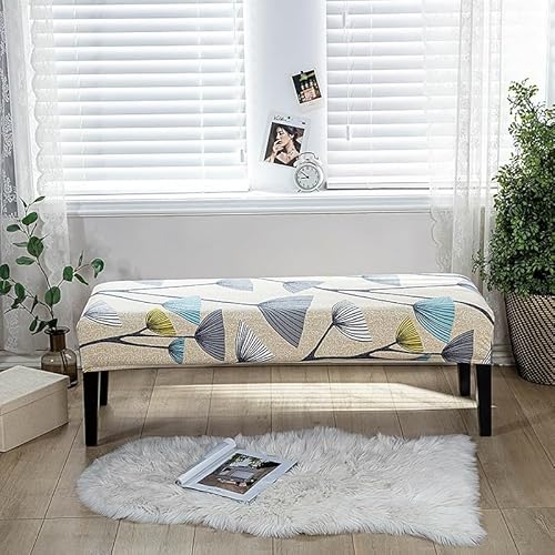 Bezug Für Esszimmerbank,Bezug Für Sitzbank Stretch Holzbank Schonbezug Bezug Für Fußhocker Bank Sitzbank Hocker Husse Flurbank Stuhlhusse Sofabank Bezüge Hocker Cover ( Color : #22 , Size : 42-55inch/ von ZZDZW