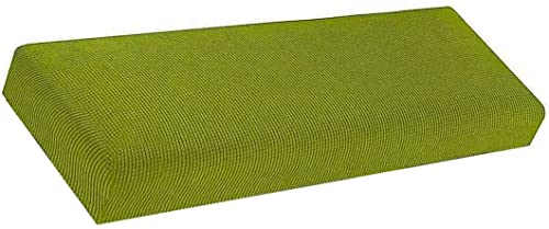 Bezug für Esszimmerbank，Bezug für Sitzbank Stretch Holzbank Schonbezug Bezug Für Fußhocker Bank Sitzbank Hocker Husse Flurbank Stuhlhusse Sofabank Bezüge ( Color : Emerald green , Size : 130-150cm ) von ZZDZW