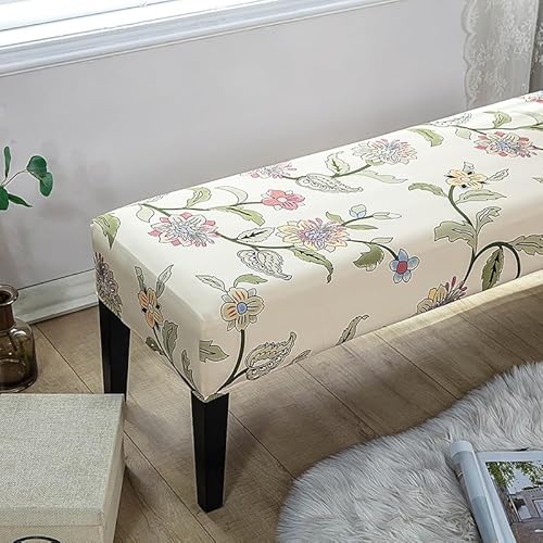 Bezug für Esszimmerbank，Bezug für Sitzbank Stretch Holzbank Schonbezug Bezug Für Fußhocker Bank Sitzbank Hocker Husse Flurbank Stuhlhusse Sofabank Bezüge Bench Covers ( Color : #13 , Size : 42-55inch/ von ZZDZW