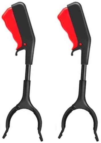 Greifzange für Senioren Müllzange Aluminium,Greifzange 82/60 cm,Faltbare Greifer mit Magnetspitzen,Greifarm Menschen mit Behinderung,Müllgreifer für die MüllabfuhrAbfallsammlung ( Size : 12inch(2pcs) von ZZDZW