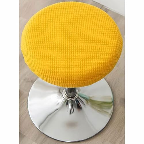 Hockerbezug Runder Hockerbezug Rund 30 cm - 35 cm Sitzhocker Bezug Stretch Hocker Rund Bezug Runder Stuhlbezug Protector Waschbarer Runder Drehbarer Hocker Schonbezug ( Color : P , Size : 2 Stücke ) von ZZDZW