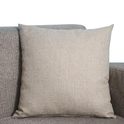 Kissenbezug 80x80,70x70, 2er Set,Sofa Kissenbezüge 65x65,Leinen Zierkissenbezug Dekokissen Sofakissen Bezug Groß Kissenhülle Dekorative Zierkissenbezüge Kissen Bezug(Dark Beige,100cmx100cm Set Of 2) Kissenbezug 80x80,70x70, 2er Set,Sofa Kissenbezüge 65x65,Leinen Zierkissenbezug Dekokissen Sofakissen Bezug Groß Kissenhülle Dekorative Zierkissenbezüge Kissen Bezug(Dark Beige,100cmx100cm Set Of 2) von ZZDZW