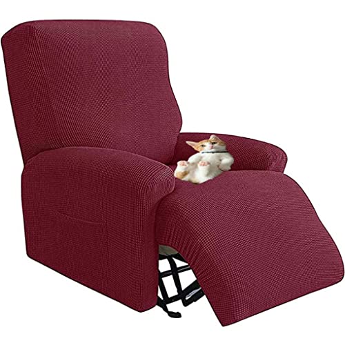 Relaxsessel Bezug Stretch Ruhesessel Bezug Wasserdicht Elastischer Antirutsch Husse Relaxsessel Stretchhusse Weich Stoff Fernsehsessel Bezug Sesselbezug Relaxsessel Cover ( Color : #37 , Size : 1 Sitz von ZZDZW