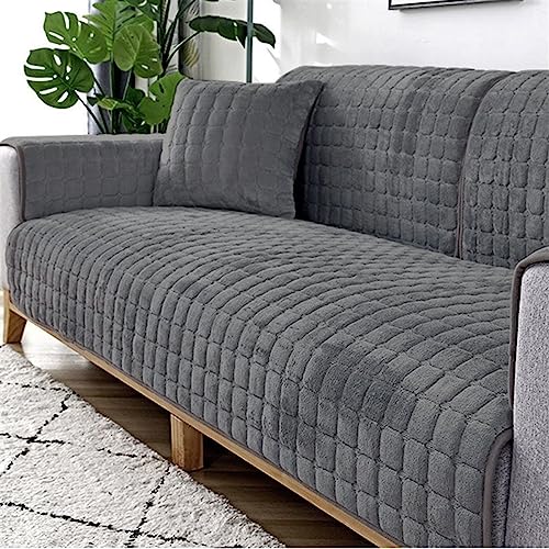Samt Sofabezüge 1 2 3 4 Sitzer Sofabezug Couchbezug L Form Ecksofa Sofa/Couch überwurfdecke, Sofa Überzug Couch Überwürfe Sofahusse Sofaüberwürfe Rutschfest Sofa Abdeckung ( Color : #25 , Size : 90X16 von ZZDZW