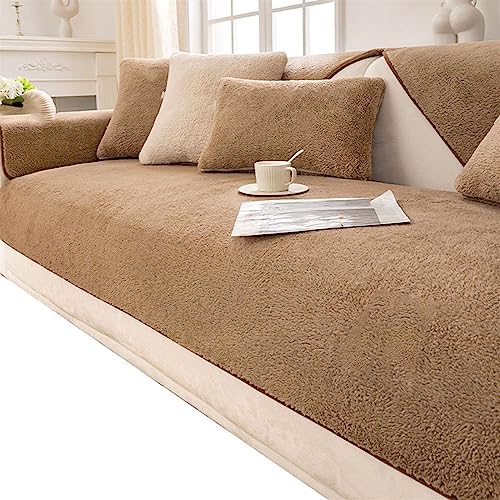Samt Sofabezüge 1 2 3 4 Sitzer Sofabezug Couchbezug L Form Ecksofa Sofa/Couch überwurfdecke, Sofa Überzug Couch Überwürfe Sofahusse Sofaüberwürfe Rutschfest Sofa Abdeckung ( Color : #3 , Size : 70X150 von ZZDZW
