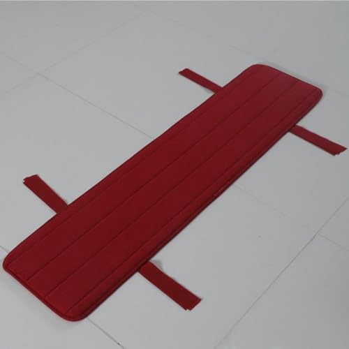 Sitzbank Polster für Sitzbank Polsterung,Benutzerdefinierte Bankauflage Stuhlkissen mit abnehmbarem Bezug, Bankkissen Sitzkissen Sitzbankauflagen für Outdoor, Gartenbank, Anthrazit ( Color : Burgundy von ZZDZW
