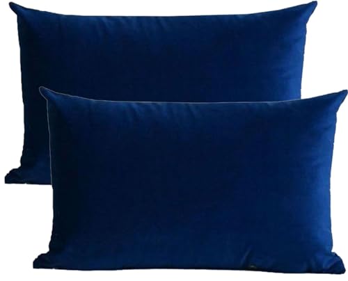 Sofa Kissenbezug 50x70 40x70 Samt Kissenbezüge 40x60, Zierkissenbezug Dekokissen Sofakissen Mit Reißverschluss 60x80 Kissenhülle 33x50 Dekorative Weiche Zierkissenbezüge Kissen Bezug ( Color : #12 , S von ZZDZW