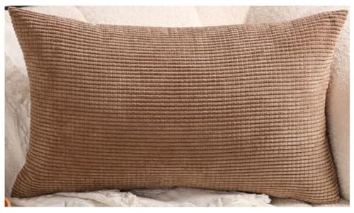 Stretch Sofa Kissenbezug 40x60/50x70 Kissenbezüge 60x70, Kuschelkissen Bezug Zierkissenbezug Dekokissen Sofakissen mit Reißverschluss Kissenhülle 50x80 Dekorative ( Color : Brown , Size : 30x60 cm ) Stretch Sofa Kissenbezug 40x60/50x70 Kissenbezüge 60x70, Kuschelkissen Bezug Zierkissenbezug Dekokissen Sofakissen mit Reißverschluss Kissenhülle 50x80 Dekorative ( Color : Brown , Size : 30x60 cm ) von ZZDZW