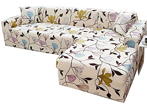 ZZDZW L-Förmige Sofabezug Sofahusse L U Form Rechts Links Couchbezug Grau Sofabezüge Für 1 2 3 4 Sitzer Elastische Couch Bezug Beige Sofa Überzug Ecksofa Sofa Hussen Abdeckung von ZZDZW