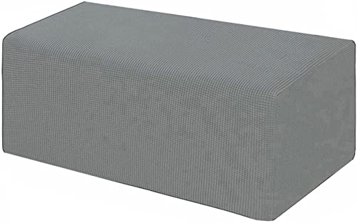 ZZDZW Rectangle Stretch Ottoman Cover Ottomane Schonbezug Hockerbezug Hocker Hussen Für Rechteck Fußhocker Bezug Abdeckung Überzug Hocker Waschbar Hockerabdeckung von ZZDZW