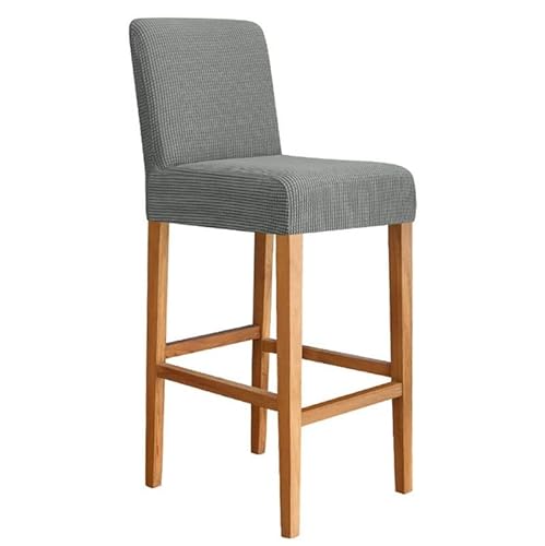 ZZDZW Stretch Bar Stuhlhussen 2er/4er 6er Set,Barhocker Bezüge Stuhl Abdeckung Schutzhülle Barhocker Bezug,Waschbarer Stuhl-Schonbezug,für Barstuhl Esszimmer Bistrostuhl Drehstuhl Drehhocker von ZZDZW
