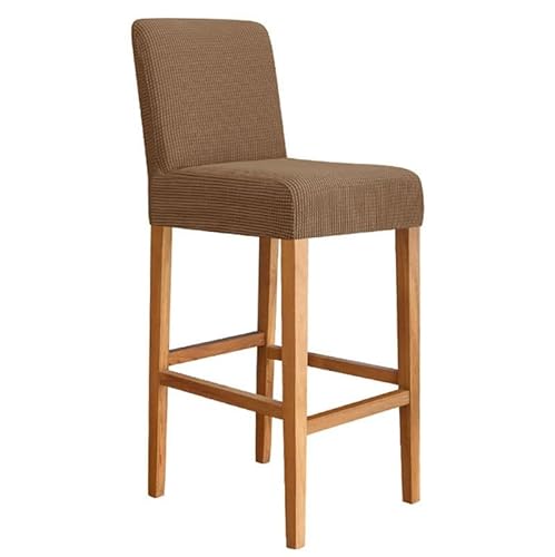 ZZDZW Stretch Bar Stuhlhussen 2er/4er 6er Set,Barhocker Bezüge Stuhl Abdeckung Schutzhülle Barhocker Bezug,Waschbarer Stuhl-Schonbezug,für Barstuhl Esszimmer Bistrostuhl Drehstuhl Drehhocker von ZZDZW