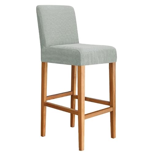 ZZDZW Stretch Bar Stuhlhussen 2er/4er 6er Set,Barhocker Bezüge Stuhl Abdeckung Schutzhülle Barhocker Bezug,Waschbarer Stuhl-Schonbezug,für Barstuhl Esszimmer Bistrostuhl Drehstuhl Drehhocker von ZZDZW