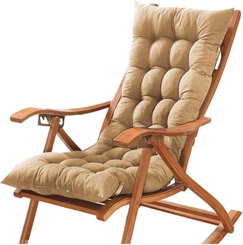 ZZDZW Stuhlkissen Mit Rückenteil Sitzkissen Garten Premium Hochlehner Auflage Küchen Stuhl Kissen Bequeme Stuhlauflage Gartenstuhl Für Outdoor Indoor Rückenkissen(Earthy Yellow,50x50x8cm) von ZZDZW