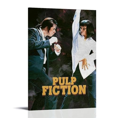 ZZFIAY Pulp Fiction Wasserdichtes Leinwand-Poster, Anti-Fingerabdruck, verschleißfest, dekoratives Gemälde, langlebig und langlebig, geeignet für Eingang, Korridor, Rahmenstil, 20 x 30 cm ZZFIAY Pulp Fiction Wasserdichtes Leinwand-Poster, Anti-Fingerabdruck, verschleißfest, dekoratives Gemälde, langlebig und langlebig, geeignet für Eingang, Korridor, Rahmenstil, 20 x 30 cm von ZZFIAY