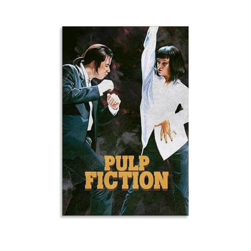 ZZFIAY Pulp Fiction Wasserdichtes Leinwand-Poster, Anti-Fingerabdruck, verschleißfest, dekoratives Gemälde, langlebig und langlebig, geeignet für Eingang, Korridor, Unframe-Stil, 60 x 90 cm ZZFIAY Pulp Fiction Wasserdichtes Leinwand-Poster, Anti-Fingerabdruck, verschleißfest, dekoratives Gemälde, langlebig und langlebig, geeignet für Eingang, Korridor, Unframe-Stil, 60 x 90 cm von ZZFIAY