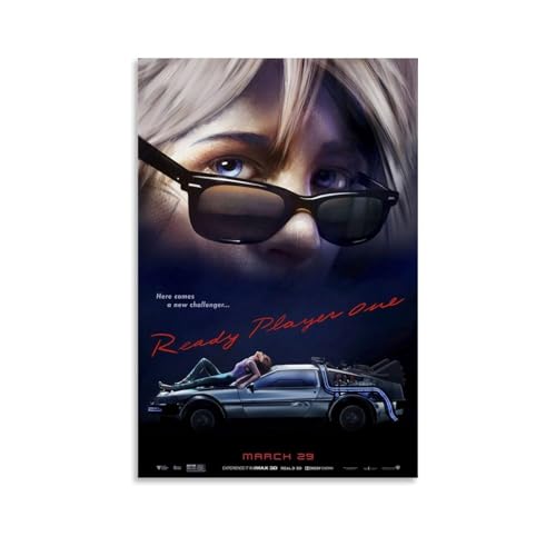 ZZFIAY Ready Player One, wasserfestes Leinwand-Poster, Anti-Fingerabdruck, verschleißfest, dekoratives Gemälde, langlebig und langlebig, geeignet für Eingang, Korridor, Unframe-Stil, 60 x 90 cm ZZFIAY Ready Player One, wasserfestes Leinwand-Poster, Anti-Fingerabdruck, verschleißfest, dekoratives Gemälde, langlebig und langlebig, geeignet für Eingang, Korridor, Unframe-Stil, 60 x 90 cm von ZZFIAY