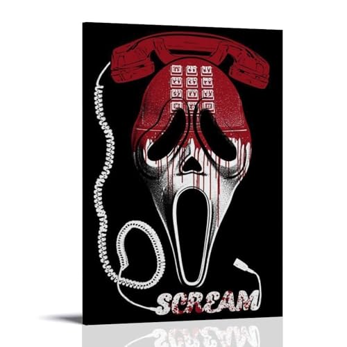ZZFIAY Scream Wasserdichtes Leinwand-Poster, Anti-Fingerabdruck, verschleißfest, dekoratives Gemälde, langlebig und langlebig, geeignet für Eingang, Korridor, Rahmenstil, 30 x 45 cm ZZFIAY Scream Wasserdichtes Leinwand-Poster, Anti-Fingerabdruck, verschleißfest, dekoratives Gemälde, langlebig und langlebig, geeignet für Eingang, Korridor, Rahmenstil, 30 x 45 cm von ZZFIAY