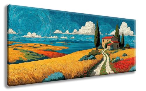 Natur Diamond Painting, Landschaft Diamond Painting Erwachsene Groß XXL 90x180 cm, 5D Runder Vollbohrer Diamant Crystal Art Bastelnset, Mosaik Bastel Erwachsene für Deko Schlafzimmer -zzg25080G von ZZGBDWOU