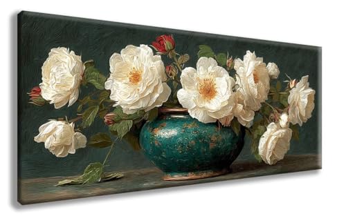 Vase Diamond Painting, Blumen Diamond Painting Erwachsene Groß XXL (90x180 cm), 5D Runder Vollbohrer Diamant Crystal Art Bastelnset, Mosaik Bastel Erwachsene für Deko Schlafzimmer -zzg2508YEBDB von ZZGBDWOU