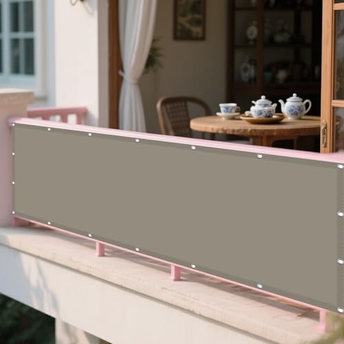 Sonnensegel Balkon 168 x 236 cm Rechteckig Wasserdicht Sonnenschutz Windschutz Schattenspender Leinwand mit Ösen Segeltuch 4 × 1.5 M Seile für Patio Hinterhof Rasengarten, Khaki Sonnensegel Balkon 168 x 236 cm Rechteckig Wasserdicht Sonnenschutz Windschutz Schattenspender Leinwand mit Ösen Segeltuch 4 × 1.5 M Seile für Patio Hinterhof Rasengarten, Khaki von ZZGZZG