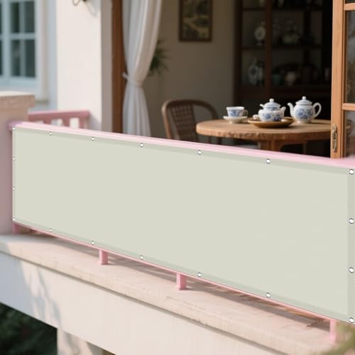 Sonnensegel Balkon 208 x 404 cm Rechteckig Wasserdicht Sonnenschutz Windschutz Schattenspender Leinwand mit Ösen Segeltuch 4 × 1.5 M Seile für Patio Hinterhof Rasengarten, Beige Sonnensegel Balkon 208 x 404 cm Rechteckig Wasserdicht Sonnenschutz Windschutz Schattenspender Leinwand mit Ösen Segeltuch 4 × 1.5 M Seile für Patio Hinterhof Rasengarten, Beige von ZZGZZG