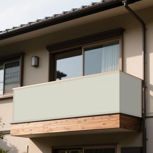 Sonnensegel Wasserabweisend 75 x 450 cm Rechteckig Wasserdicht 98% UV Schutz Beschattungsnetz Sonnencreme inkl Befestigungsseile für Draußen Patio Terrasse Camping, Beige Sonnensegel Wasserabweisend 75 x 450 cm Rechteckig Wasserdicht 98% UV Schutz Beschattungsnetz Sonnencreme inkl Befestigungsseile für Draußen Patio Terrasse Camping, Beige von ZZGZZG