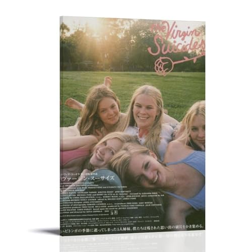 ZZHCMP Leinwandposter "The Virgin Suicides", Wohnzimmer-Dekoration, Schlafzimmer und Büro, Antifouling, wasserdicht, feuchtigkeitsbeständig, Jugendgeschenk, Rahmenstil, 60 x 90 cm von ZZHCMP