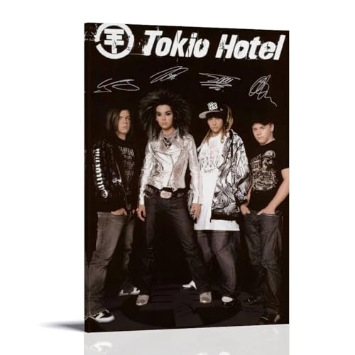 ZZHCMP Tokio HotelMural Leinwandposter Wohnzimmer-Dekoration, Schlafzimmer und Büro, Antifouling, wasserdicht, feuchtigkeitsbeständig, Jugendgeschenk, Rahmenstil, 30 x 45 cm ZZHCMP Tokio HotelMural Leinwandposter Wohnzimmer-Dekoration, Schlafzimmer und Büro, Antifouling, wasserdicht, feuchtigkeitsbeständig, Jugendgeschenk, Rahmenstil, 30 x 45 cm von ZZHCMP