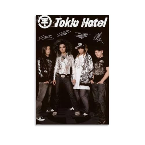 ZZHCMP Tokio HotelMural Leinwandposter Wohnzimmer-Dekoration, Schlafzimmer und Büro, Antifouling, wasserdicht, feuchtigkeitsbeständig, Jugendgeschenk, ungerahmt, 40 x 60 cm ZZHCMP Tokio HotelMural Leinwandposter Wohnzimmer-Dekoration, Schlafzimmer und Büro, Antifouling, wasserdicht, feuchtigkeitsbeständig, Jugendgeschenk, ungerahmt, 40 x 60 cm von ZZHCMP