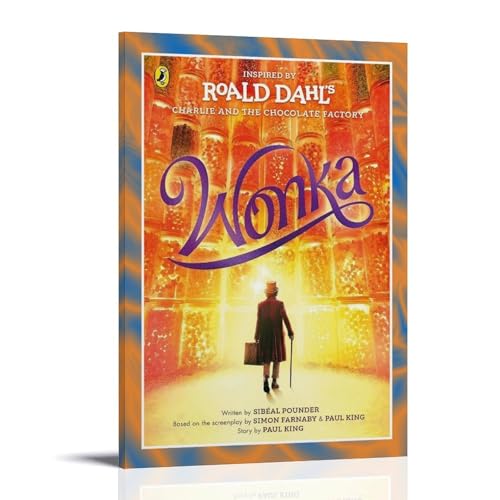 ZZHCMP Wonka (Film) Wandbild, Leinwand-Poster, Wohnzimmer-Dekoration, Schlafzimmer und Büro, Antifouling, wasserdicht, feuchtigkeitsbeständig, Jugendgeschenk, Rahmenstil, 20 x 30 cm von ZZHCMP