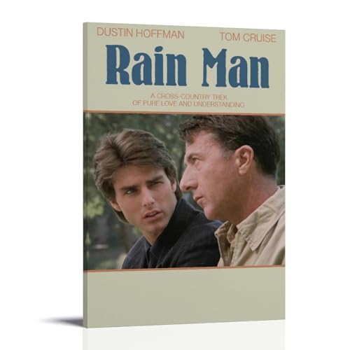 ZZJXYSCP Leinwandposter "Rain Man", moderne Klassiker, Filme, TV-Serie, Wandkunst, dekoratives Gemälde, Schlafzimmer, 40 x 60 cm, Rahmenstil ZZJXYSCP Leinwandposter "Rain Man", moderne Klassiker, Filme, TV-Serie, Wandkunst, dekoratives Gemälde, Schlafzimmer, 40 x 60 cm, Rahmenstil von ZZJXYSCP