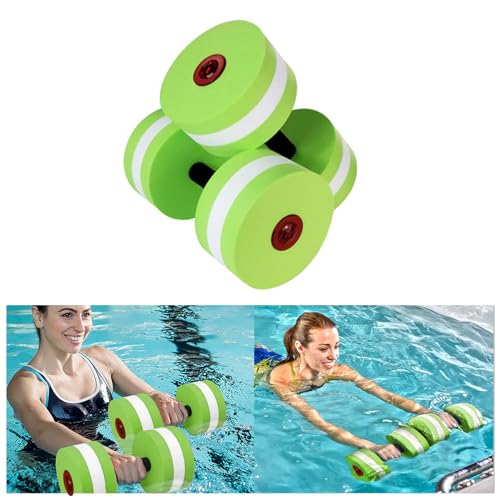 Aqua hanteln, 2pcs Wasserübung Kurzhanteln Wasserhanteln für wassergymnastik aquafitness Wasser Aerobic Schwimmgewichte von ZZM