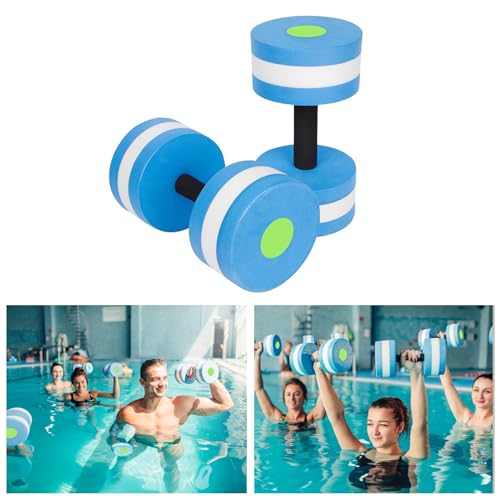 Aqua hanteln, 2pcs Wasserübung Kurzhanteln Wasserhanteln für wassergymnastik aquafitness Wasser Aerobic Schwimmgewichte von ZZM