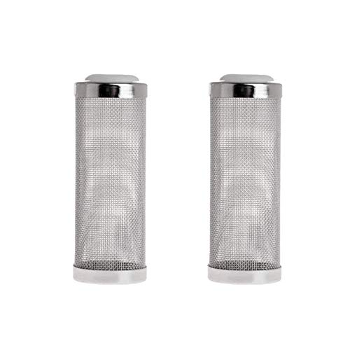 ZZMUK Aquarium Mesh Filter, Aquarium Edelstahl Einlauf Einlaufkorb Sieb Netzkorb Garnelenschutz Vorfilter Ansaugfilterrohr von ZZMUK