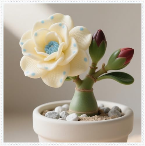 3 years,Winterhart pflanzen, Mehrjährige Blumenzwiebel ist winterhart, Lebende Pflanzen,Mysteriöse magische Glühbirne,Blumenzwiebel Mix-1 Wüstenrose knollen -F von ZZNCHH