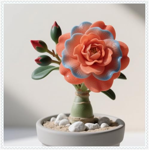 Blumenzwiebel Mix,Mehrjährige Blumenzwiebel ist winterhart, Mysteriöse magische Glühbirne, Lebende Pflanzen,Winterhart pflanzen,Gift-1 Wüstenrose knollen -J von ZZNCHH