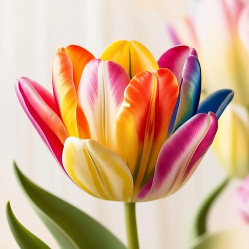 Gift, Garden,Mysteriöse magische Glühbirne,3 years,Mehrjährige Blumenzwiebel ist winterhart,Lebende Pflanzen,Blumenzwiebel Mix-5 Tulpenzwiebeln-H von ZZNCHH