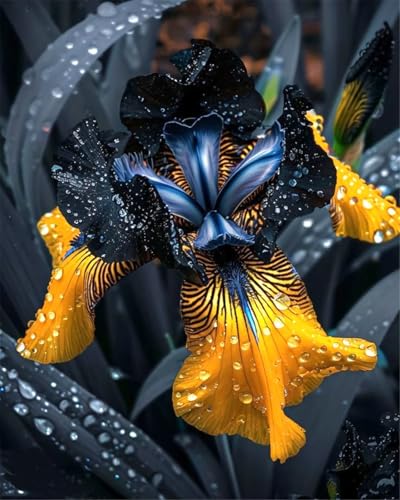 Lebende Pflanzen,Mehrjährige Blumenzwiebel ist winterhart, 2024 Winterhart pflanzen,Mysteriöse magische Glühbirne-10 Schwertlilie Zwiebeln-D von ZZNCHH