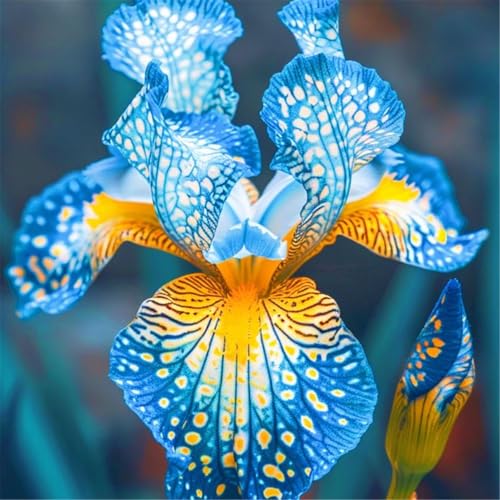 Mysteriöse magische Glühbirne,Mehrjährige Blumenzwiebel ist winterhart, Lebende Pflanzen,2024 Winterhart pflanzen,-3 Schwertlilie Zwiebeln-H von ZZNCHH